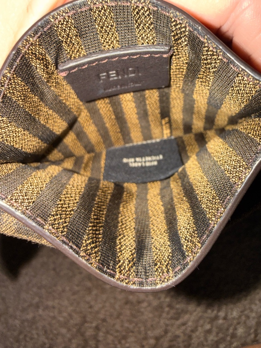Like new! Fendi Baguette Zucca Cardholder Wallet! - Picture 3 of 12